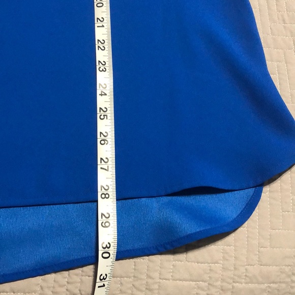 Alfani Cobalt Pipe Sleeve Top - Picture 10 of 13